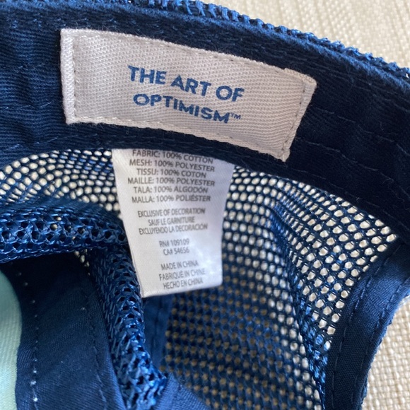 COPY - Life Is Good mesh-back baseball CAP Hat Adjustable Navy Blue - Picture 3 of 5